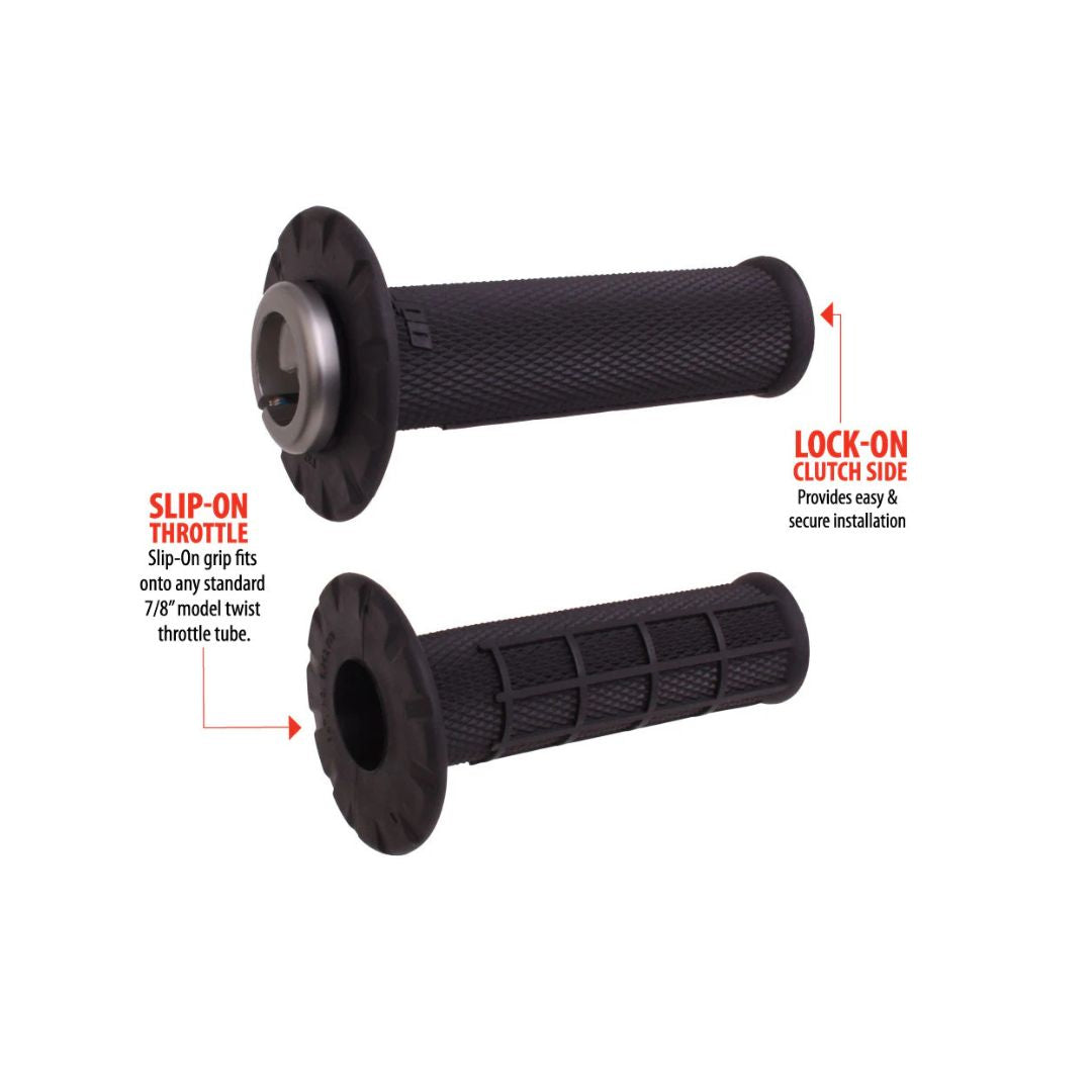 ODI UNIVERSAL LOCK-ON GRIPS HALF-WAFFLE